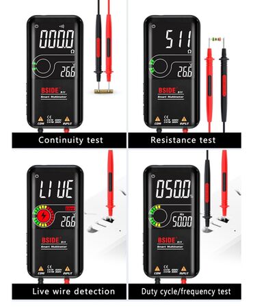 Multimetrlər və testerlər: Multimetr, Yeni, Rəqəmsal, Zəmanətli, Rayonlara çatdırılma, Pulsuz çatdırılma — 5