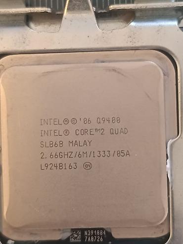 Intel Core 2 Quad Q9400 prosessor - Model: Intel Core 2 Quad Q9400 lalafo.az -da Intel Core 2 Quad Q9400 prosessor - Model: Intel Core 2 Quad Q9400