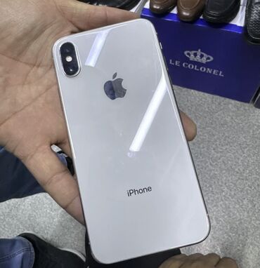 iphone x битый: IPhone X, Б/у, 64 ГБ, Белый, Зарядное устройство, Защитное стекло, Чехол, 100 %