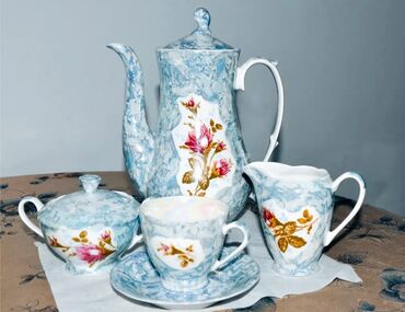 чайный набор: Чайный набор, Фарфор, 2 персон, Польша