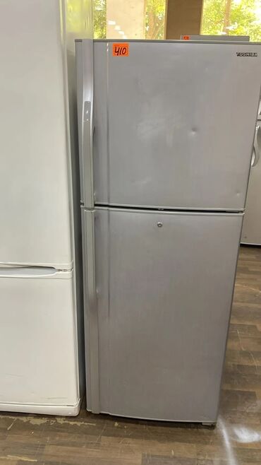 Soyuducular: 2 qapılı Toshiba Soyuducu Satılır, rəng - Boz
