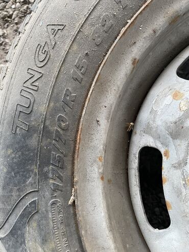 Колеса в сборе: Колеса в сборе 175 / R 13, Запаска, Легковые, Железные, отверстий - 4 — 4