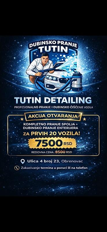 otkup guma za auto: Tutin Detailing – profesionalno pranje i dubinsko čišćenje vozila — 3