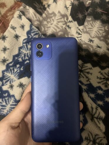 Samsung: Samsung Galaxy A03, Б/у, 64 ГБ, цвет - Синий, 2 SIM