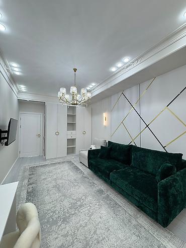 ничего: 3 комнаты, 87 м², Асанбай мкр 6 этаж, Свежий ремонт — 6