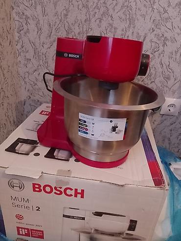 xemir mikseri: Bosch MUM Serie | 2 stasionar mikser – qırmızı rəng. Xüsusiyyətlər: - — 2