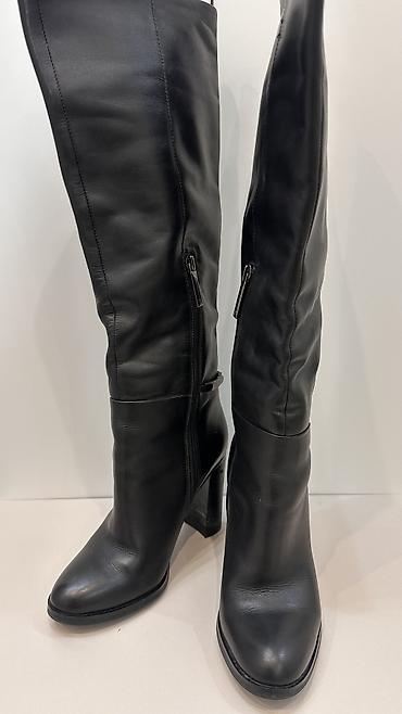 moon boot: Сапоги, 37, Basconi, Б/у, цвет - Черный, Самовывоз — 1