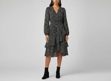 krótka sukienka z rozcięciem na nodze: Women`s dress, size M