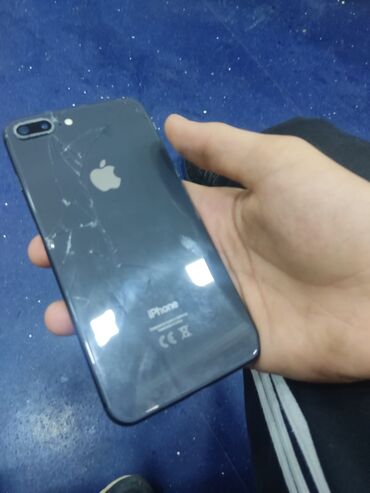 Apple iPhone: IPhone 8 Plus, 64 GB, Qara, Barmaq izi — 9