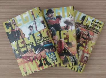 Komikslər, manqa: Manga|Çılgın Yemek Kamyonu|1-2-3 ciltler|Set halında 12 manat|İlk