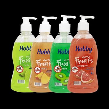 Промышленная химия: Жидкое мыло "HOBBI" антибактериальное с дозатором объем: 500 мл цена