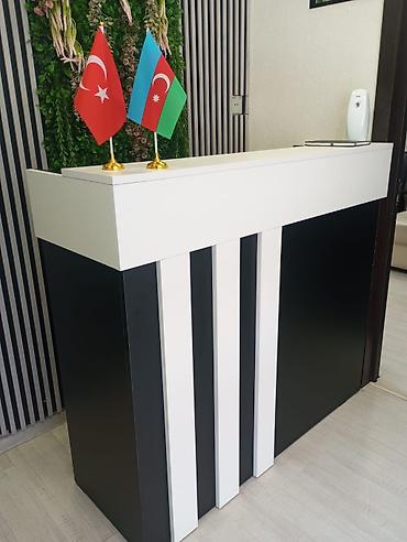 komputer stolustu: Resepsiyon stolu – ofis, klinika, salon və butiklər üçün müasir — 1