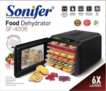 для мяса: Сушилка Для Овощей И Фруктов Sonifer SF-4006 Высушите многие пищевые
