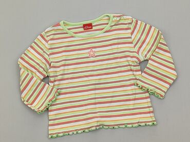 legginsy z paskami: Sweatshirt, SOliver, 0-3 months, condition - Good