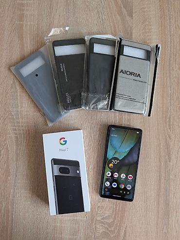 ophone 17: Google Pixel 7, Б/у, 128 ГБ, цвет - Черный, 1 SIM, 2 SIM, eSIM — 3
