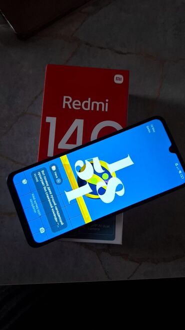 xiaomi redmi 4 ekran: Xiaomi Redmi 14C, 256 GB, rəng - Göy, 
 İki sim kartlı