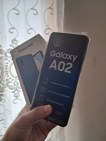telefon satisi gence: Samsung Galaxy A02, 32 GB, rəng - Mavi