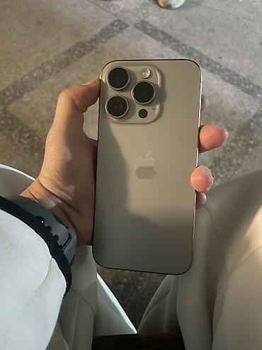Техника и электроника: IPhone 15 Pro, Б/у, 512 ГБ, Natural Titanium, Чехол, 100 % — 4