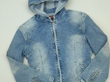 błękitna bluzki: Jeans jacket, M (EU 38), condition - Good