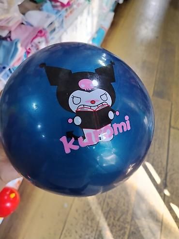 мини мяч: Игровой мяч с персонажем Kuromi - Цвет: темно-синий, глянцевый. - — 1