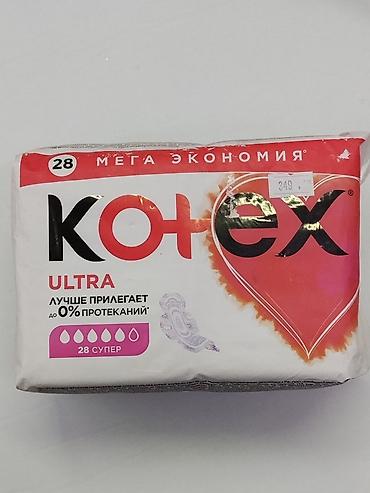 Салфетки: Kotex Ultra «28 Супер» — женские гигиенические прокладки. - Серия — 1