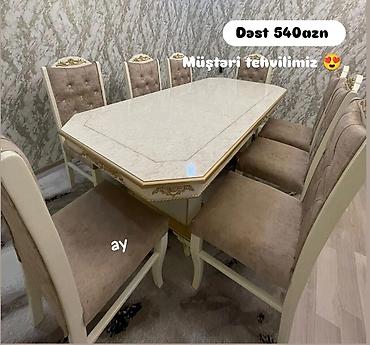 sdullar: Oval masa, Qonaq otağı üçün, 8 nəfər — 1