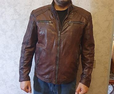 Kişi geyimləri: Kişi dəridən gödəkçə,fevral ayi Almaniyada alinib - Material: təbii — 10