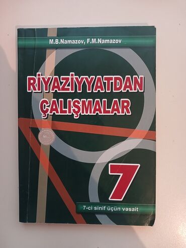 Kitablar, jurnallar, CD, DVD: Namazov/ Riyaziyyat 7 sinif vəsait.
İçi təmiz və səliqəli şəkildədir