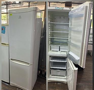 pol yuyan: Indesit iki qapılı soyuducu - Üst hissə: soyuducu bölmə, 3 ədəd — 1