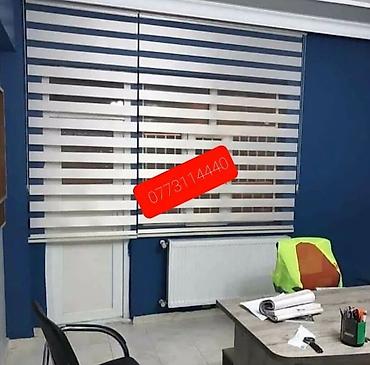 Rulon ştorlar: Zebra və rolet pərdə seçimləri - Modellər: Zebra (ikili zolaqlı — 10