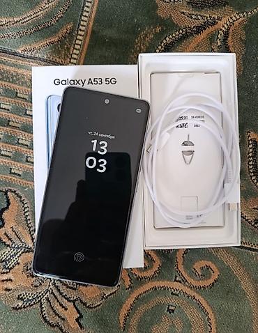 Samsung Galaxy A53, 128 GB, rəng - Mavi, İki sim kartlı