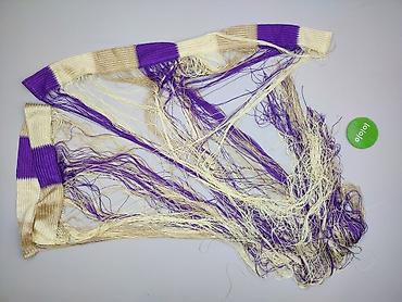 retro rzeczy: Chusta/szal z długimi frędzlami – ręcznie pleciona siateczkowa narzuta — 3
