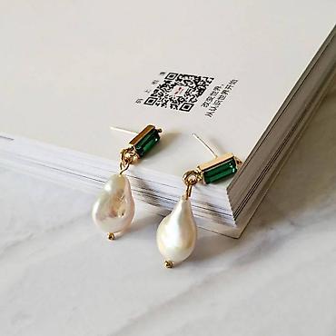 ягодка серги: Серьги сөйкөлөр Г — изысканное сочетание натурального жемчуга и — 6