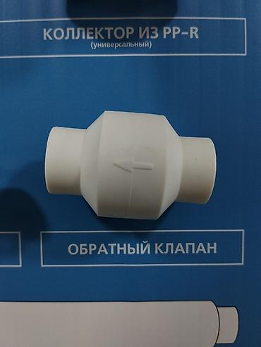 обратный: Обратный клапан из PP-R для трубопроводных систем. Универсальный — 1