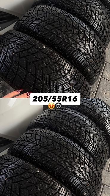 Комплект зимних шин 205/55 R16 — 4 штуки. Мишелин в идеальном