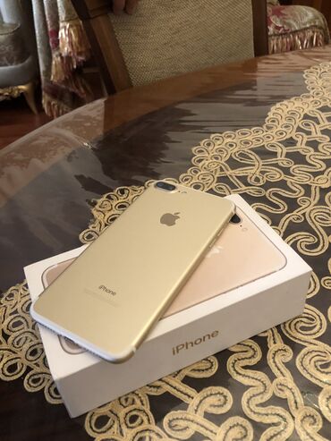 sumqayitda islenmis soyuducular: IPhone 7 Plus, 32 GB, Matte Gold, Barmaq izi
