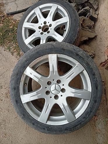 Литые диски Mercedes-Benz с шинами - Оригинальный дизайн Mercedes — 1