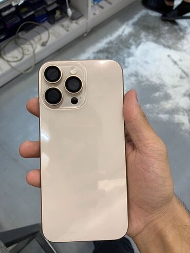 айфон 16 макс: IPhone 16 Pro Max, Б/у, 256 ГБ, Золотой, Коробка, 100 %