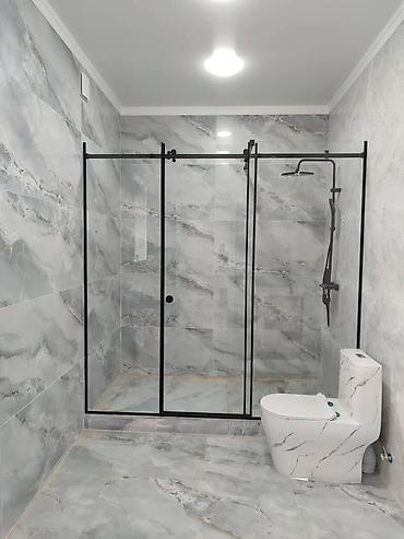 Душевые перегородки и ограждения: Душ тосмолорун даярдалган поддонго ылайыктап,сапатуу кылып жазап — 30