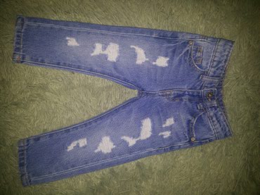 джинса: Джинсы и брюки, цвет - Синий, Б/у