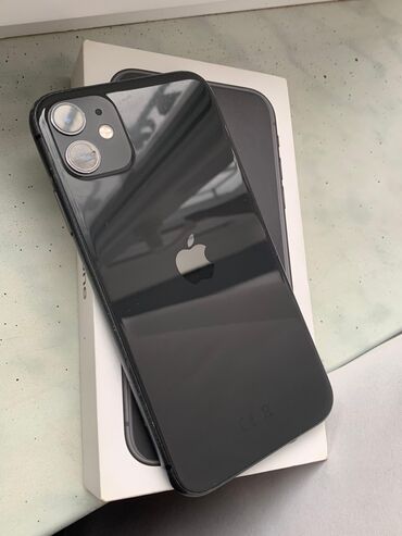 Mobil telefonlar: IPhone 11, 64 GB, Qara, Zəmanət, Simsiz şarj, Face ID