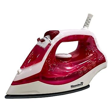 Утюги: Ütü Hausberg HB-7850 keramika 2000 W – qırmızı - Brend: Hausberg - — 1