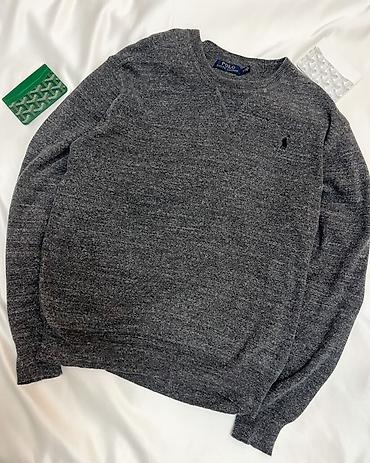 Свитера: Мужской свитер, Ralph Lauren, M, цвет - Серый — 1