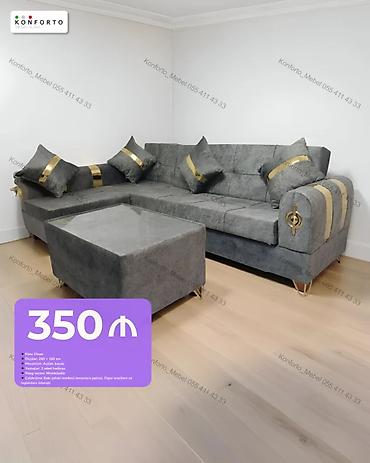 Künc divan dəsti - Ölçülər: 260 × 160 sm - Mexanizm: açılır, bazalı - lalafo.az -da Künc divan dəsti - Ölçülər: 260 × 160 sm - Mexanizm: açılır, bazalı -
