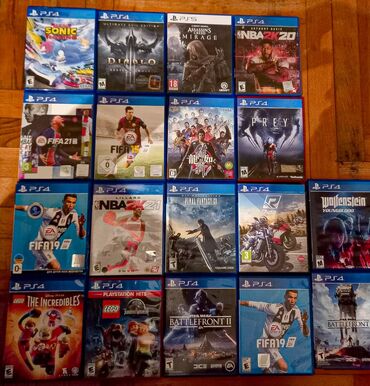 ps4 rolu: PS4 və PS5 üçün orijinal disk oyunları paketi Kolleksiyada müxtəlif
