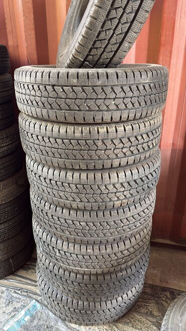 Шины: Шины 225 / 75 / R 16, Зима, Б/у, Комплект, Грузовики/Автобусы, Япония, Bridgestone — 8