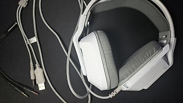 logitech mx master: Проводные полноразмерные наушники, Б/у, цвет - Белый — 1