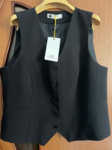 ust geyimləri: Qadinlar üçün Qara klassik jilet – ZR Fashion - Rəng: tam qara - — 1