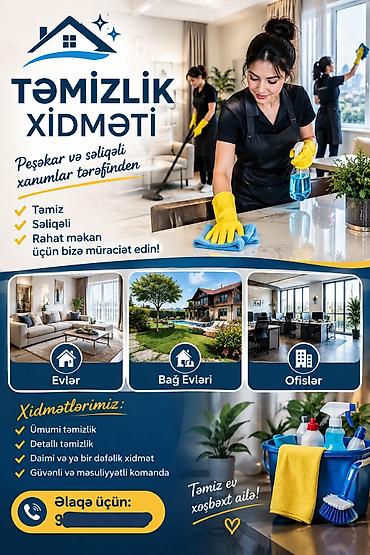 Təmizlik: Təmizlik | Ofislər | Ümumi təmizlik — 1