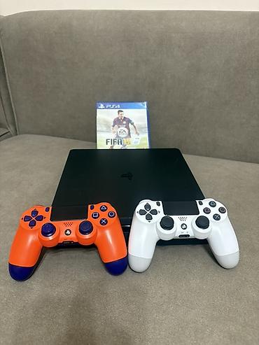 плейстейшон 4: Игровая консоль Sony PlayStation 4 Slim (черная) 500гб Комплектация — 3